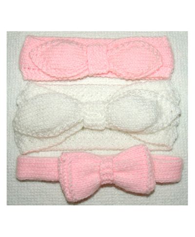 babies knitted headbands